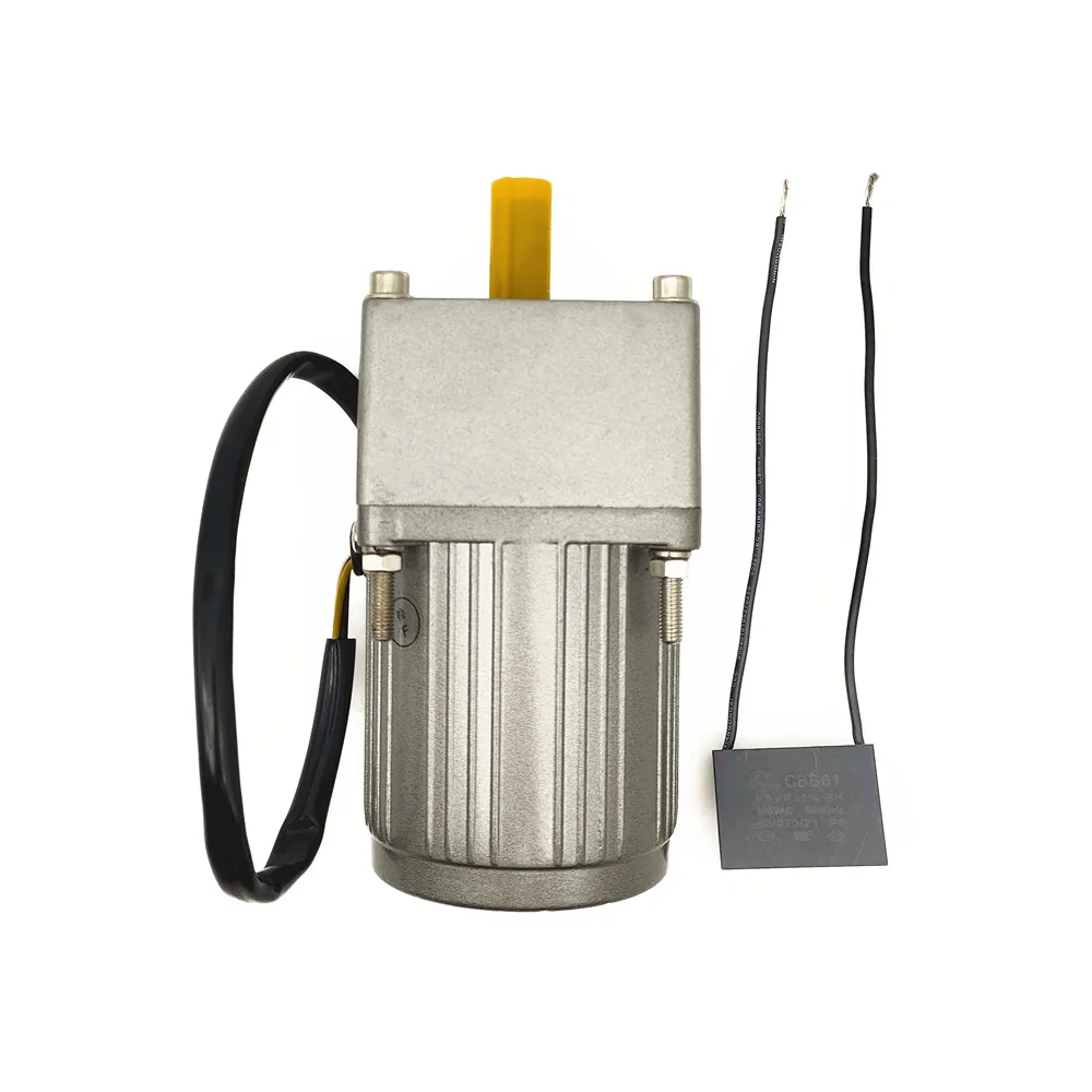 Three Phase AC 220V 6W Shaft Diameter 8mm Fixed Speed Gear Motor 2GN Gearbox Constant Speed AC Motor
