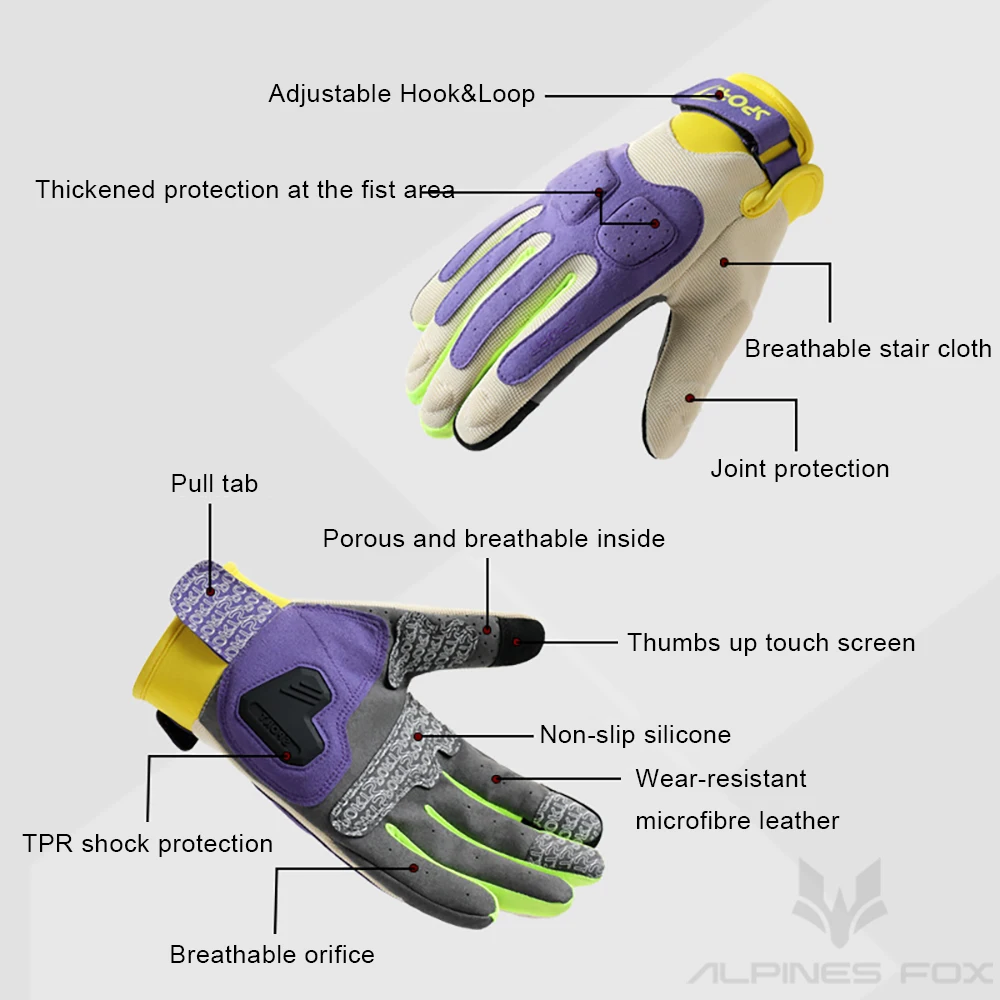 Summer Women Motorcycle Gloves Lady Teens Girls Breathable Motocross Racing Motorbike Riding Guantes Touch Screen Cycling Gloves