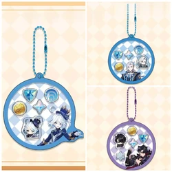 15 Styles Anime Keychain Raiden Shogun Yae Miko Focalors Furina de Fontaine Wriothesley Neuvillette Key Ring Gift