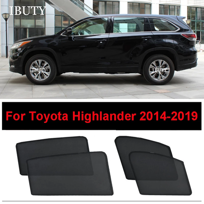 

For Toyota Highlander Kluger XU50 2014-2019 Custom Mesh Sun Shade Car Side Window Sun Visor Sunscreen UV Heat Insulation Curtain