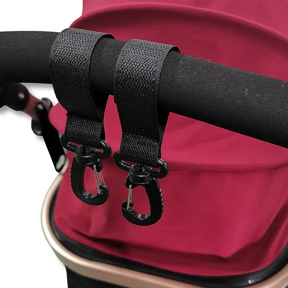 

12pcs Stroller Hooks Non-Slip Bag Holder For Baby Pram Hanging Organizer Diaper Bags Holder Nursery Bag Hanger Pushchair Clips