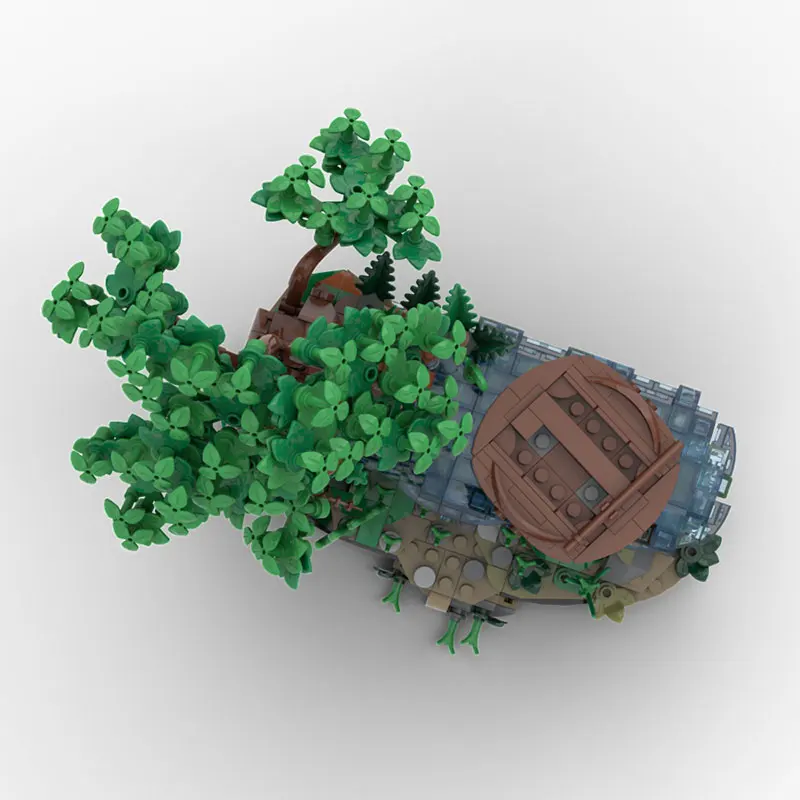 

Spot MOC-227277 1060pcs forest building DIY small particle assembly building blocks educational toy model gift set ornaments