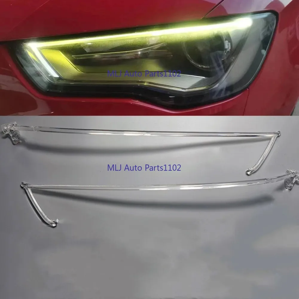 

For Audi A3 2013 2014 2015 2016 Headlight DRL Tube Acrylic tube Light Guide Strip Light DRL Strip