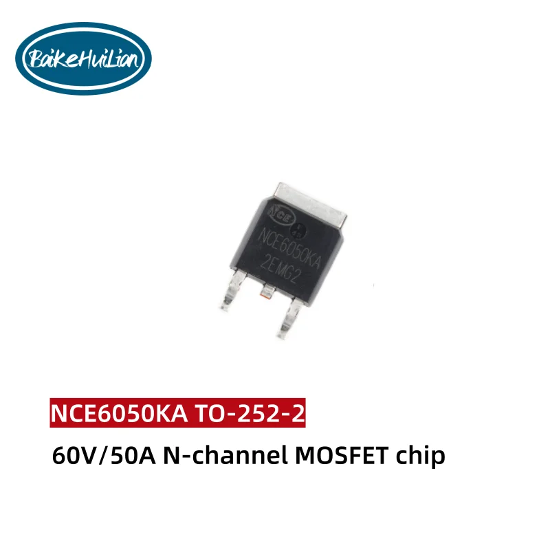 Original genuine NCE6050KA TO-252-2 60V/50A N-channel MOSFET chip
