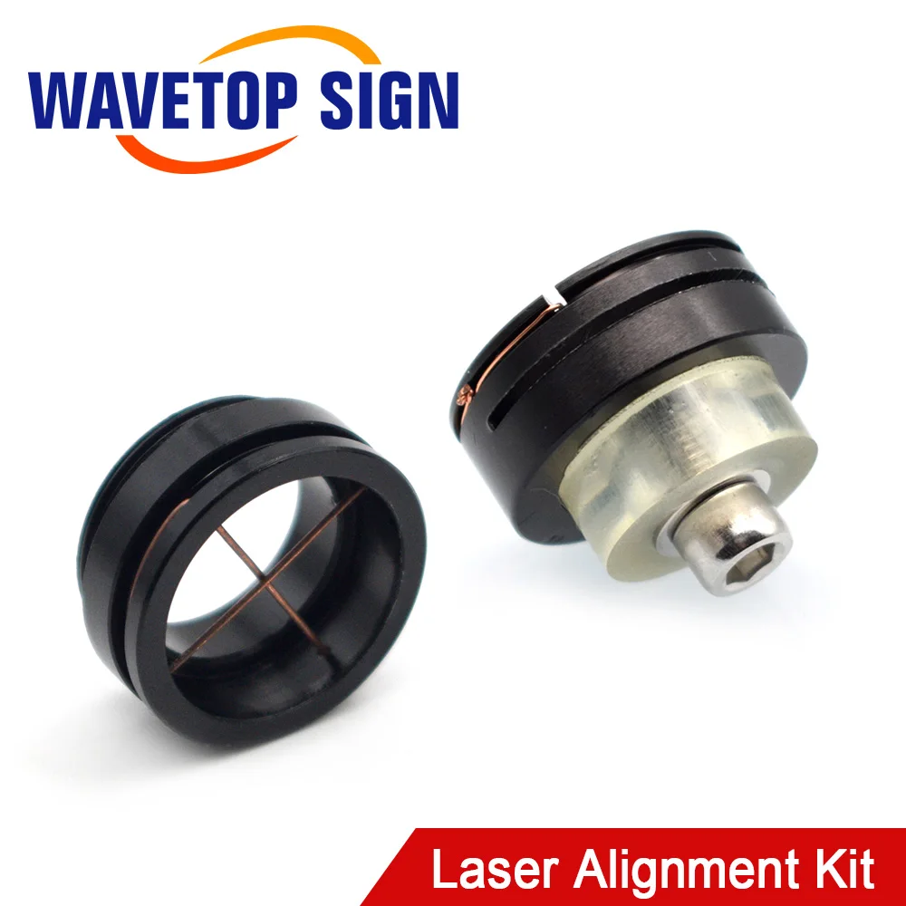 WaveTopSign Laser Path Calibrating Device Light Regulator Alignment Kit Dimming Target For Co2 Laser to Adjust Collimate Laser