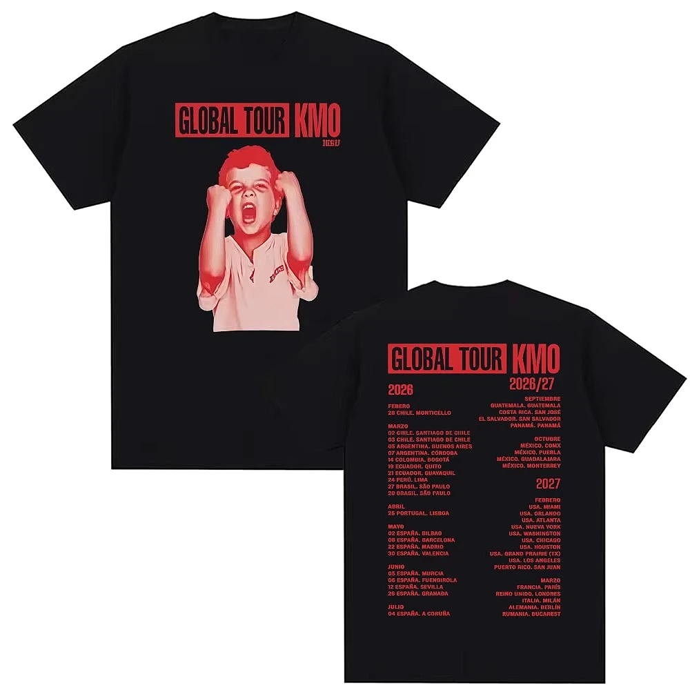Camisetas Pablo Alborán Global Tour Kmo 2026, camiseta Unisex Harajuku gótica Hip Hop Y2K, camiseta informal de algodón de manga corta para hombre, Unisex
