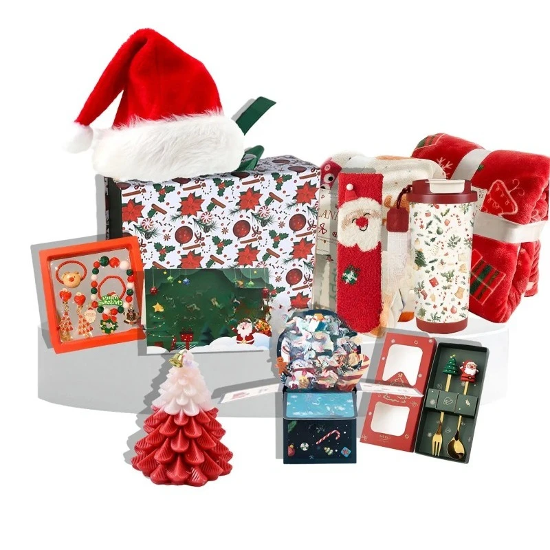 

Christmas gift party Christmas hat card gift set