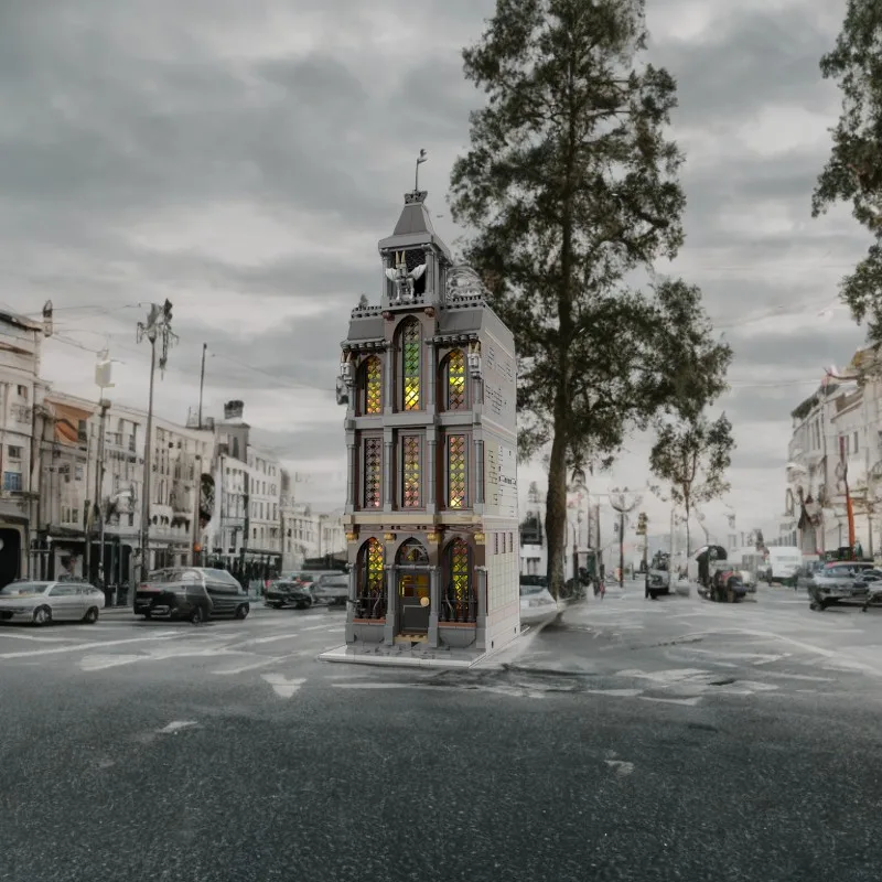 2192 stks MOC Modulaire Frankie Stein Associate Vintage Building Design DIY Model Bouwstenen Verjaardag Speelgoed Cadeau