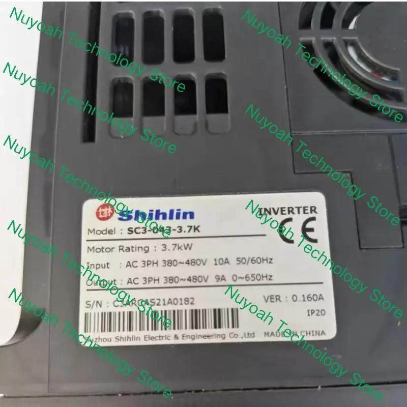 SC3-043-3.7K three-phase 380-480V input 3.7kW inverter tested OK, quickly shipped second-hand