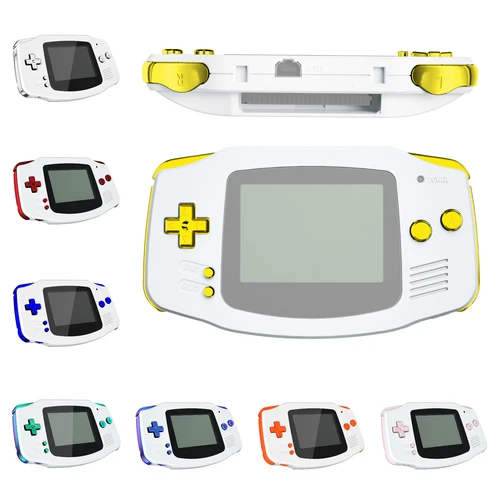 eXtremeRate Juego completo de botones de repuesto para Gameboy Advance para GBA - Consola de juegos portátil NO incluida