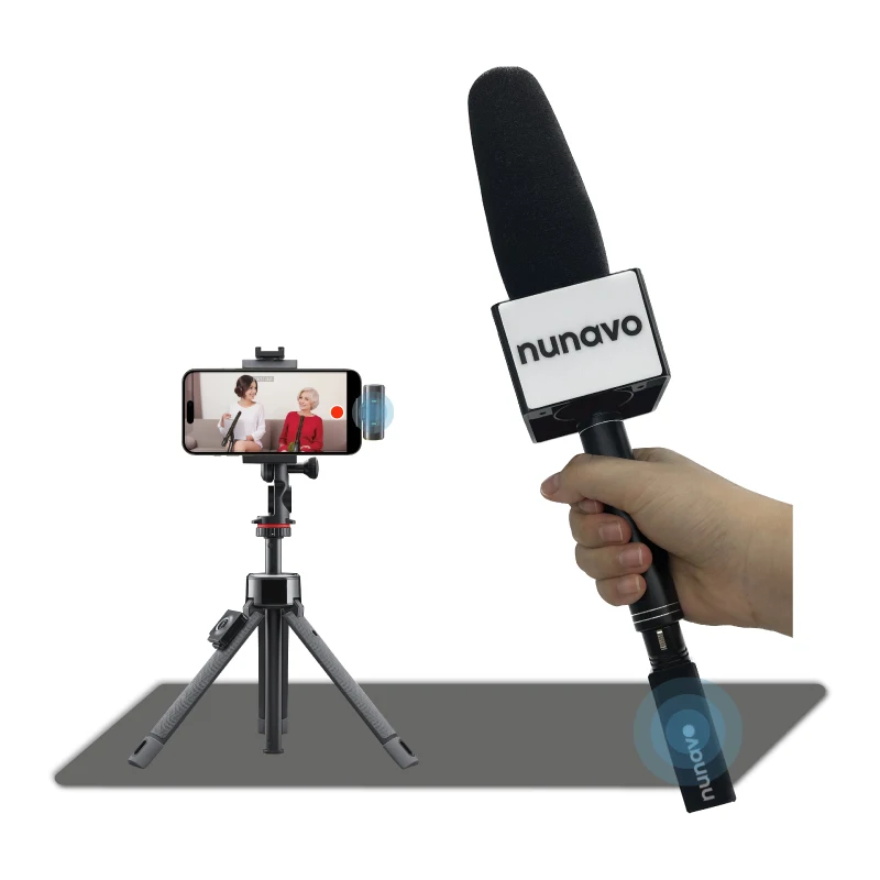 Wireless Handheld Condenser Microphone Interview Shotgun Mic XLR Microphone Professional for streaming Video Broadcast Interview