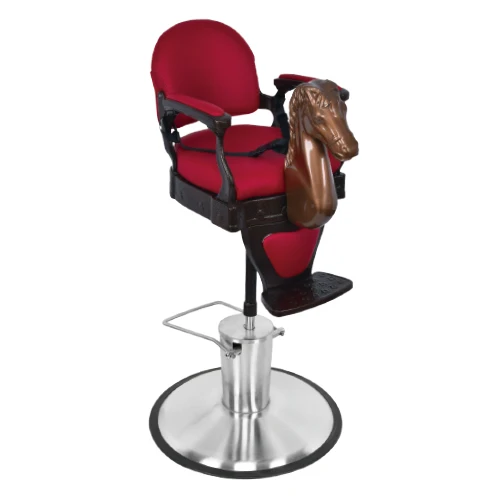 Barber Haircut Salon Chair Kids Hair Styling Stool Lift High Density Sponge Baby Children Chair