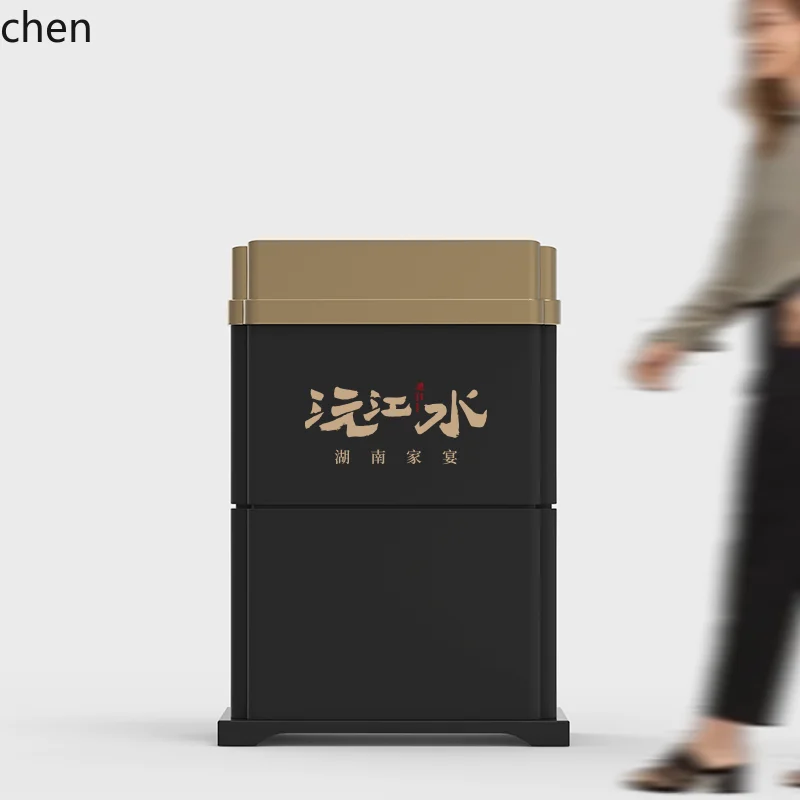 Restaurant Reception Guest Service Desk Island Desk Tea Welcome High-end Service Stainless Steel
