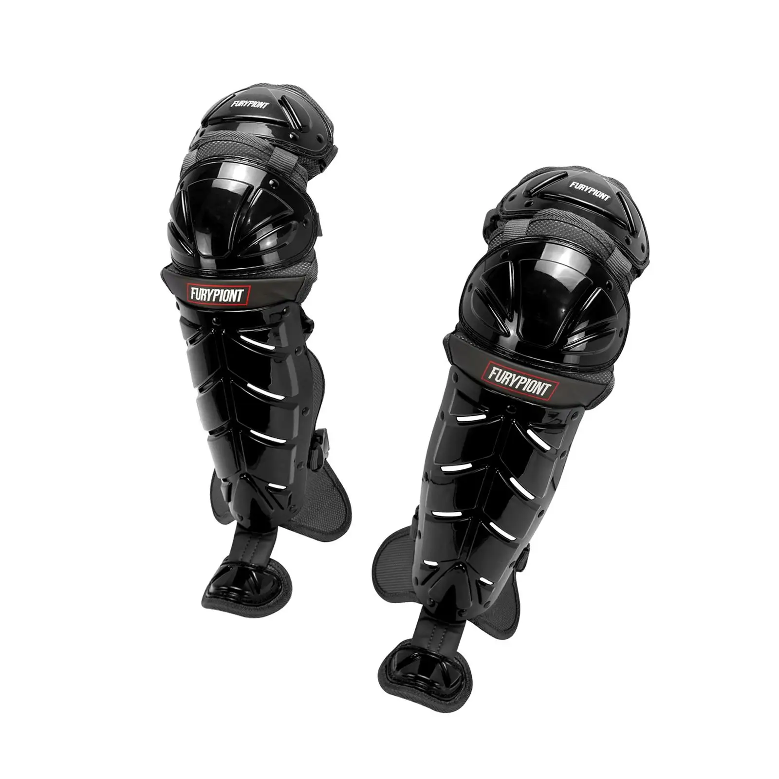 Impact Resistant Baseball Catcher Leg Guards ABS Protective Shin Pads for Softball Sports Referee Adults
