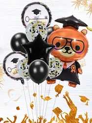 10 Stuks Woo Hoo Star Beer Dokter Folie Ballonnen Set Opruimen Confetti Latex Balloon Klasse Van Prom 2024 Afstudeerfeest Decoraties