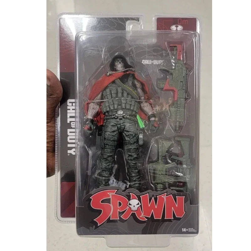 Mcfarlane Toys Call Of Duty 7 pulgadas - Burned Spawn Figura de acción Modelo Muñeca Digital COD Spawn Garage Kit