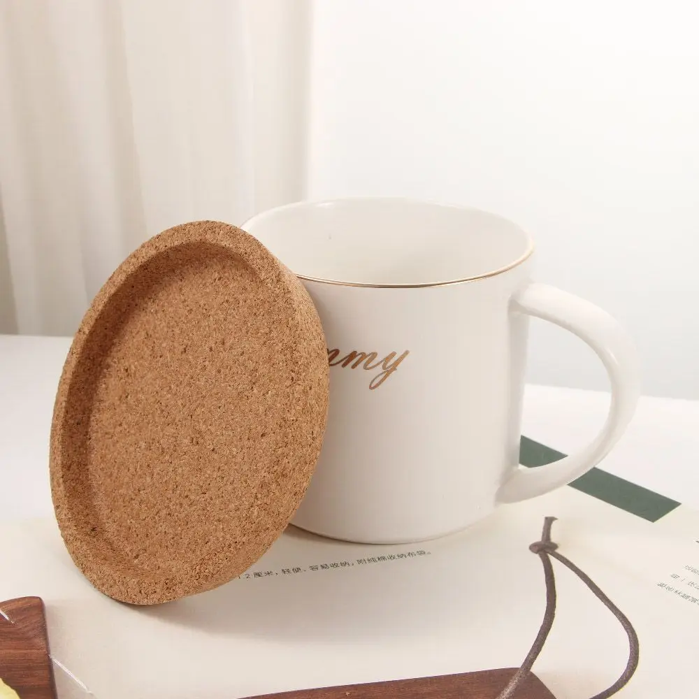 

Simple 1/5pcs Cushion Tea Coffee Non-slip Wooden Supplies Accessories Placemat Cork Coasters Insulation Pad Cup Holder
