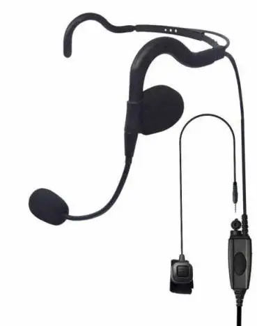 Lightweight tactical two way radio headsets with VOX switch and additional finger PTT