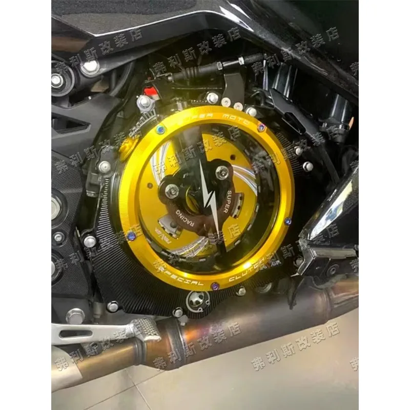 Transparent Engine Side Cover and Clutch Cover for for 500/ 500SE (Z500) MotorcycleMotorcycle partsMoto Forged Parts