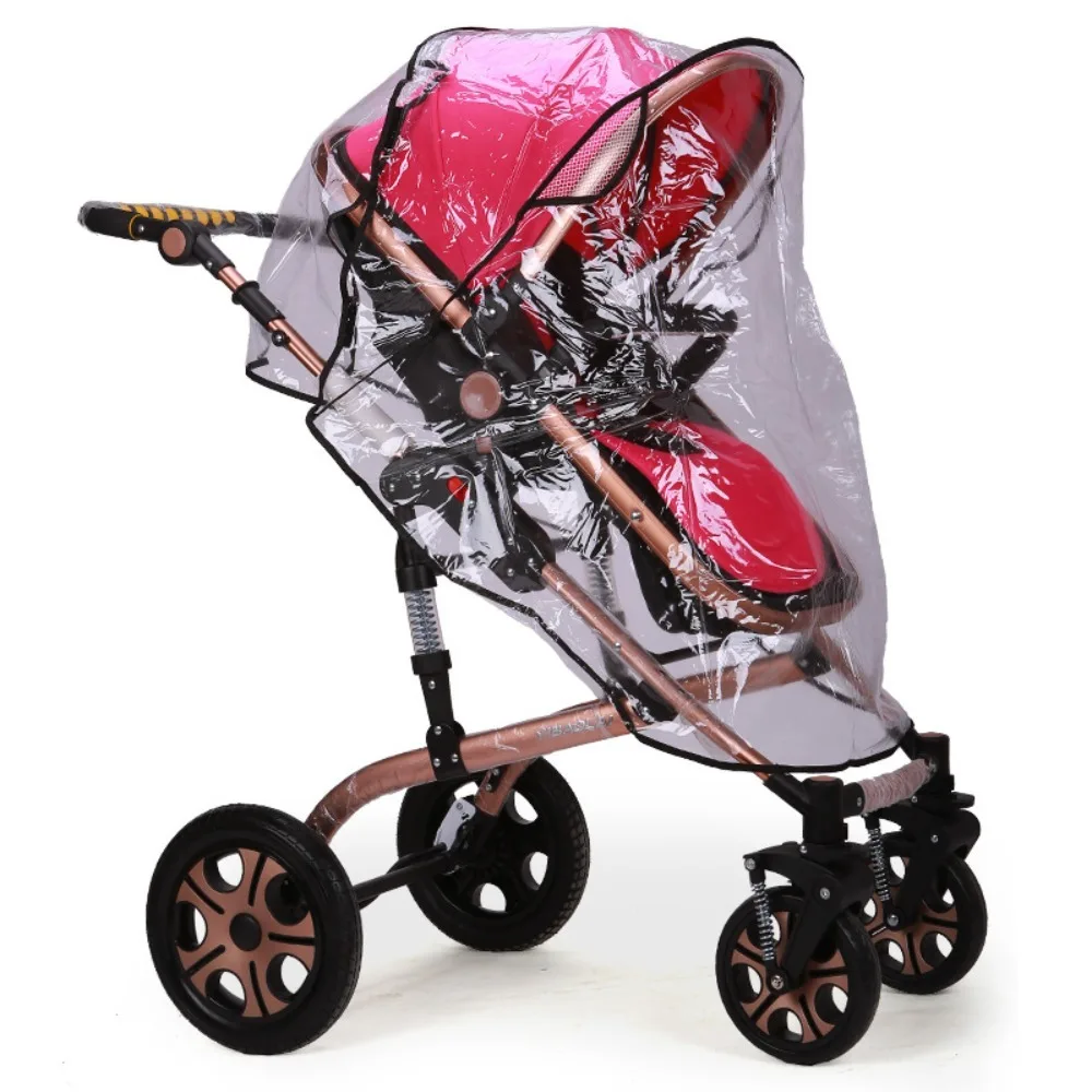 Universal PVC/EVA Stroller Rain Cover Baby Car Waterproof Rain Weather Stroller Rain Cover For Baby Stroller Accessories