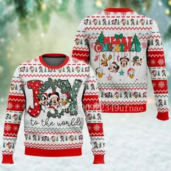 Mickey and Friends Ugly Christmas Sweater Minnie Donald Duck Pluto Santa Sweater Disney Christmas Shirt Magic Kingdom Shirt 2025