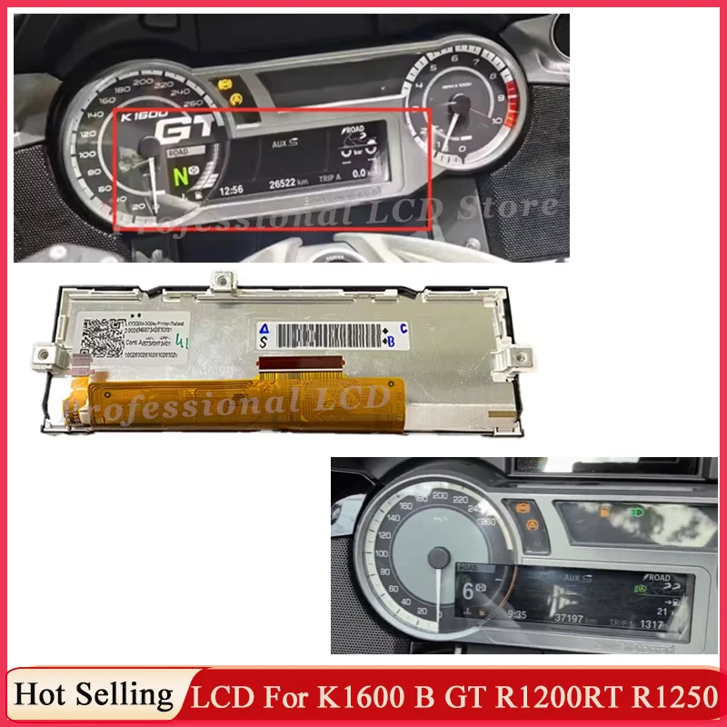 LCD Display Screen Motorcycle Speed For K1600 B GT GTL R1200 R1250 R1200RT Water-Cooled R1250RT 2014-2019 RT1200 8554692-01/L