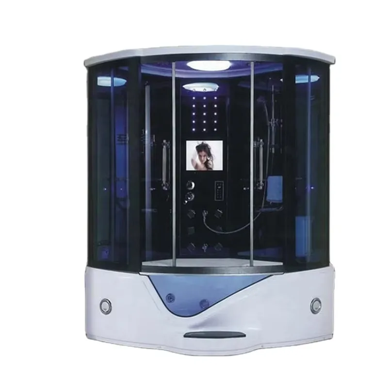 

Massage Rectangular Steam and Bathtub Readymade Prefab Bathroom Unit with Shower Spa Tubs Sauna Rooms