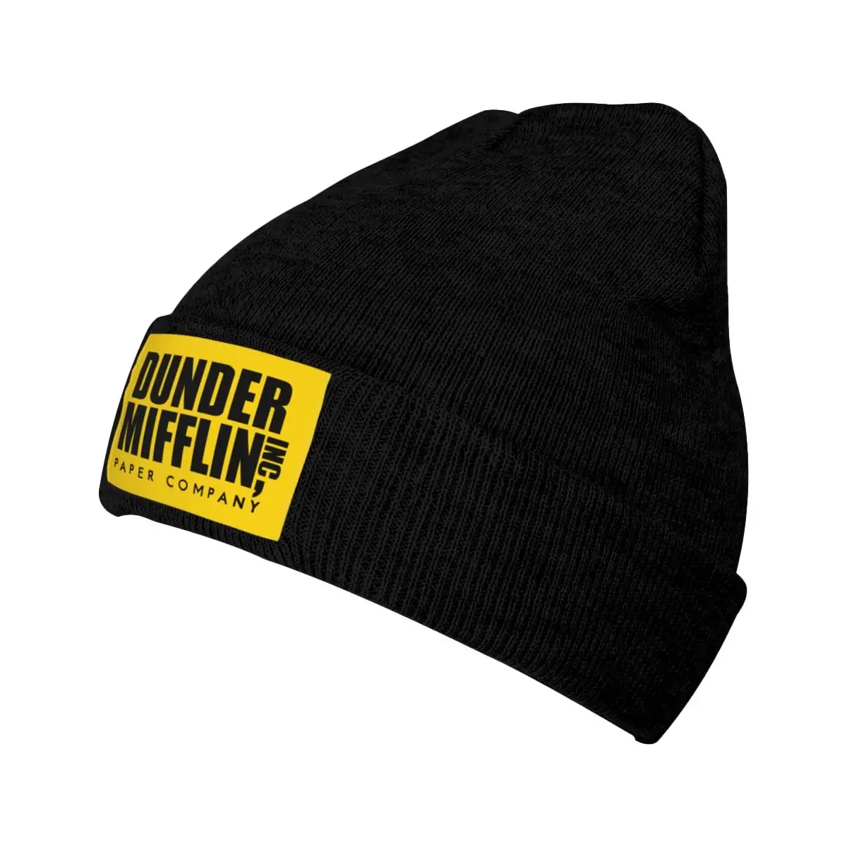 Dunder Mifflin Paper Company Skullies Beanies Caps Unisex Cool Winter Warm Knitting Hat Adult The Office TV Show Bonnet Hats