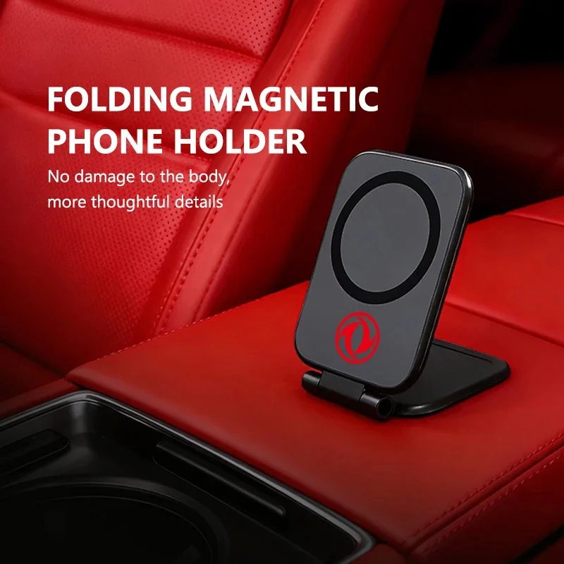 For Dongfeng Motor Self-Adhesive Car Phone Mount Auto Dashboard Foldable Magnetic Holder DFM Aeolus ax3 k01 Ax5 580 h30 c31 ax7