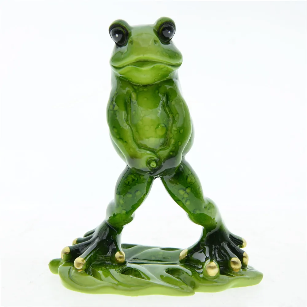 

Originality Interest Frog urinate Statue Garden Decor Series Outdoor Statues Resin Handicrafts Flowerpot Decoration