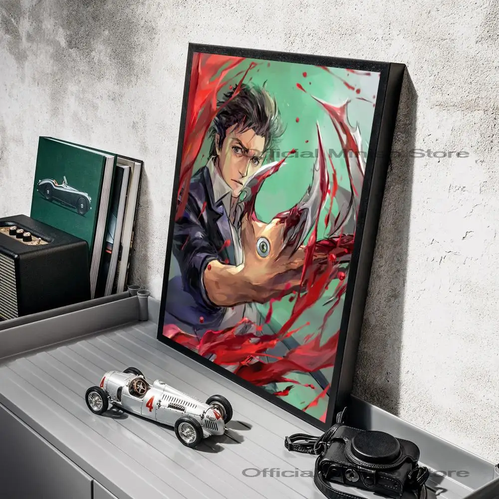 1pc Japanese Anime Parasytes Poster Self-adhesive Art Waterproof Paper Sticker Coffee House Bar Room Wall Decor