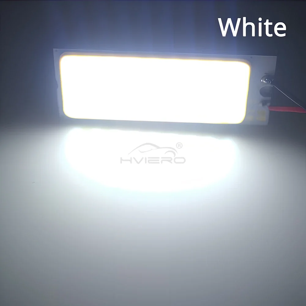 1pcs Super Bright Car LED T10 C5W COB 36SMD Reading Light Trunk License Plate Lamp Auto Dome Pathway Interior Lighting White Red