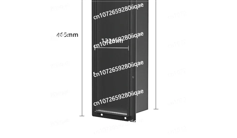 

Niche Toilet Brush Wall-Mounted Customizable Stainless Steel Niche Bathroom Embedded