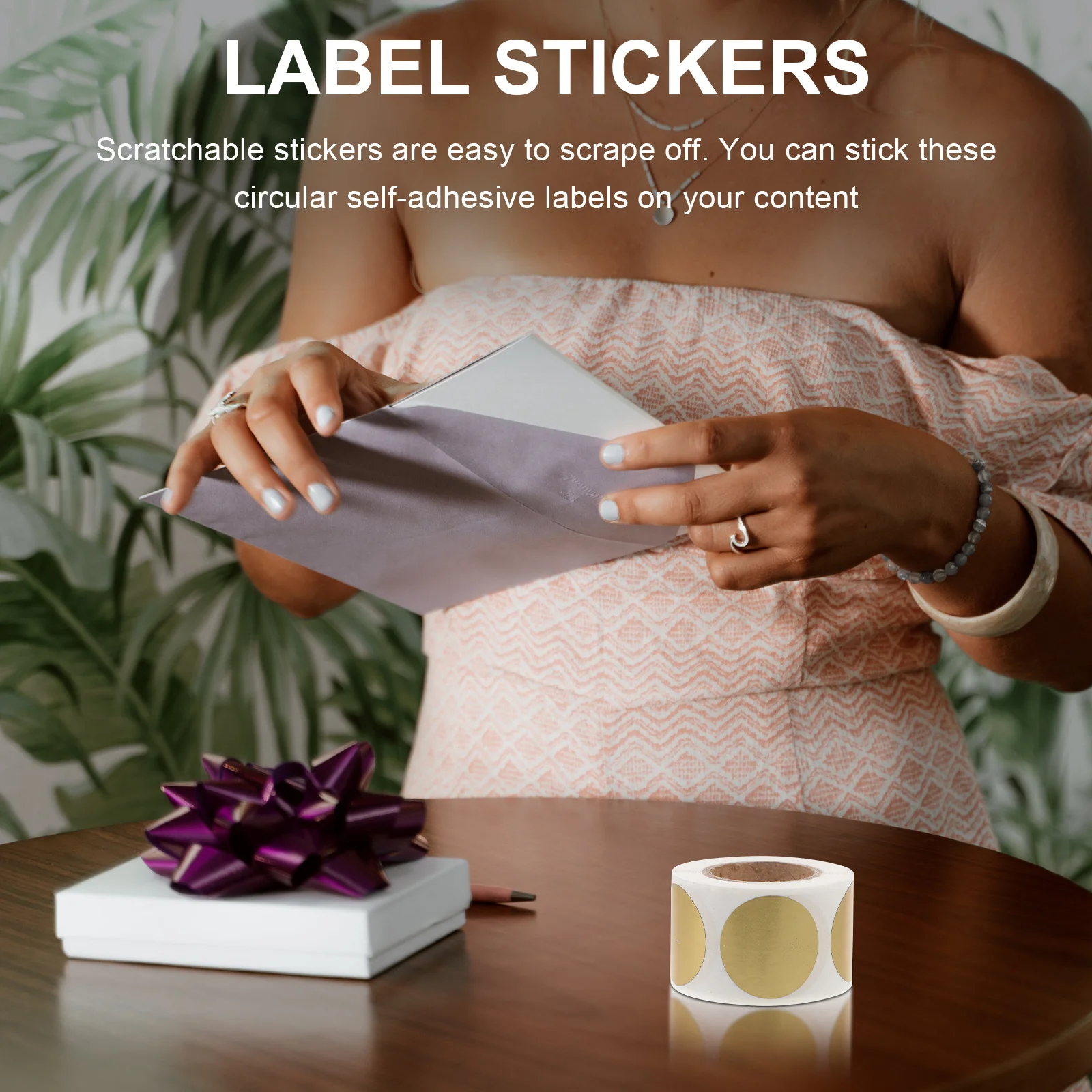 DIY 원형 스크래치 오프 스티커 접착 라벨 교실 파티 게임 보상 상품용 사용하기 쉬운 스크래치 오프 스티커