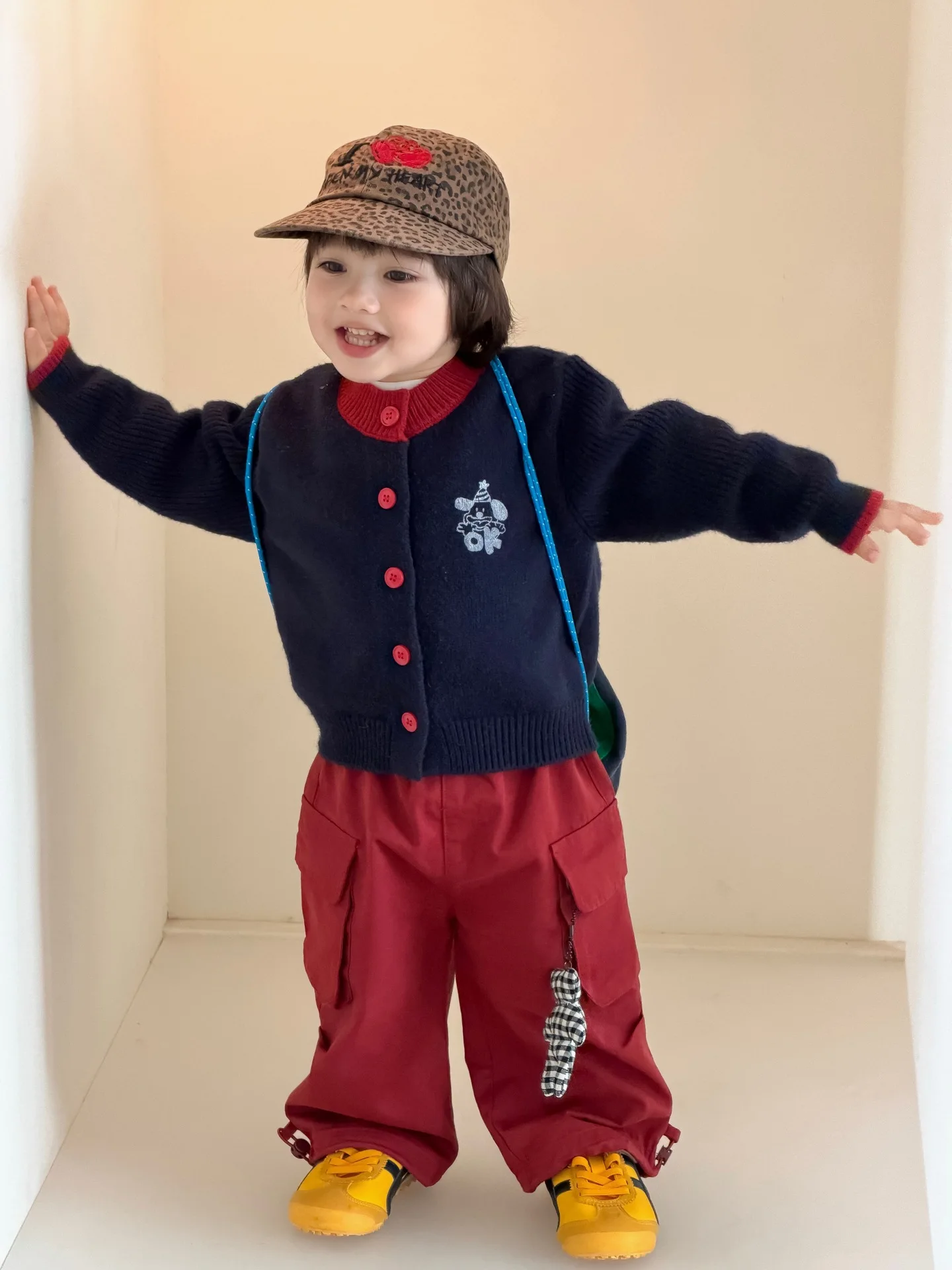 2026 Autumn New Baby Long Sleeve Sweater Coat Boys Cartoon Knitted Cardigan Infant Girls Casual Jacket Toddler Clothes