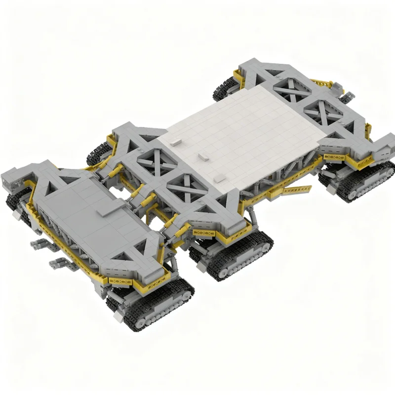 4140pcs MOC Post-Apollo-Era Super Crawler Transporter Saturn V MLV Space Model Building Blocks Toy Display Education Creative