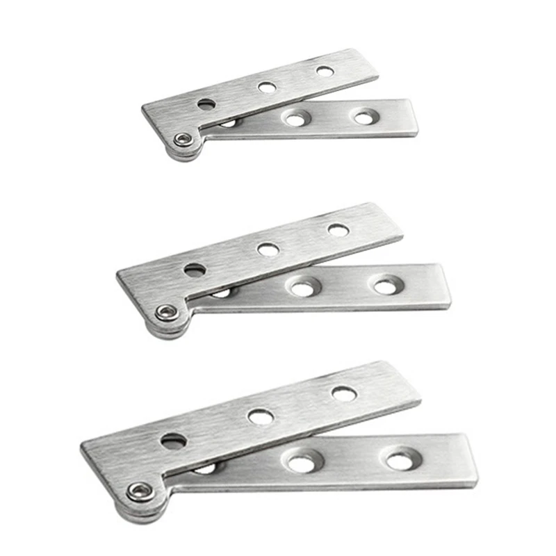 Y1UB 360 Rotation Chicken Mouth Hinge Door Corner Top And Bottom Furniture Base Stainless steel Hardware Accessories