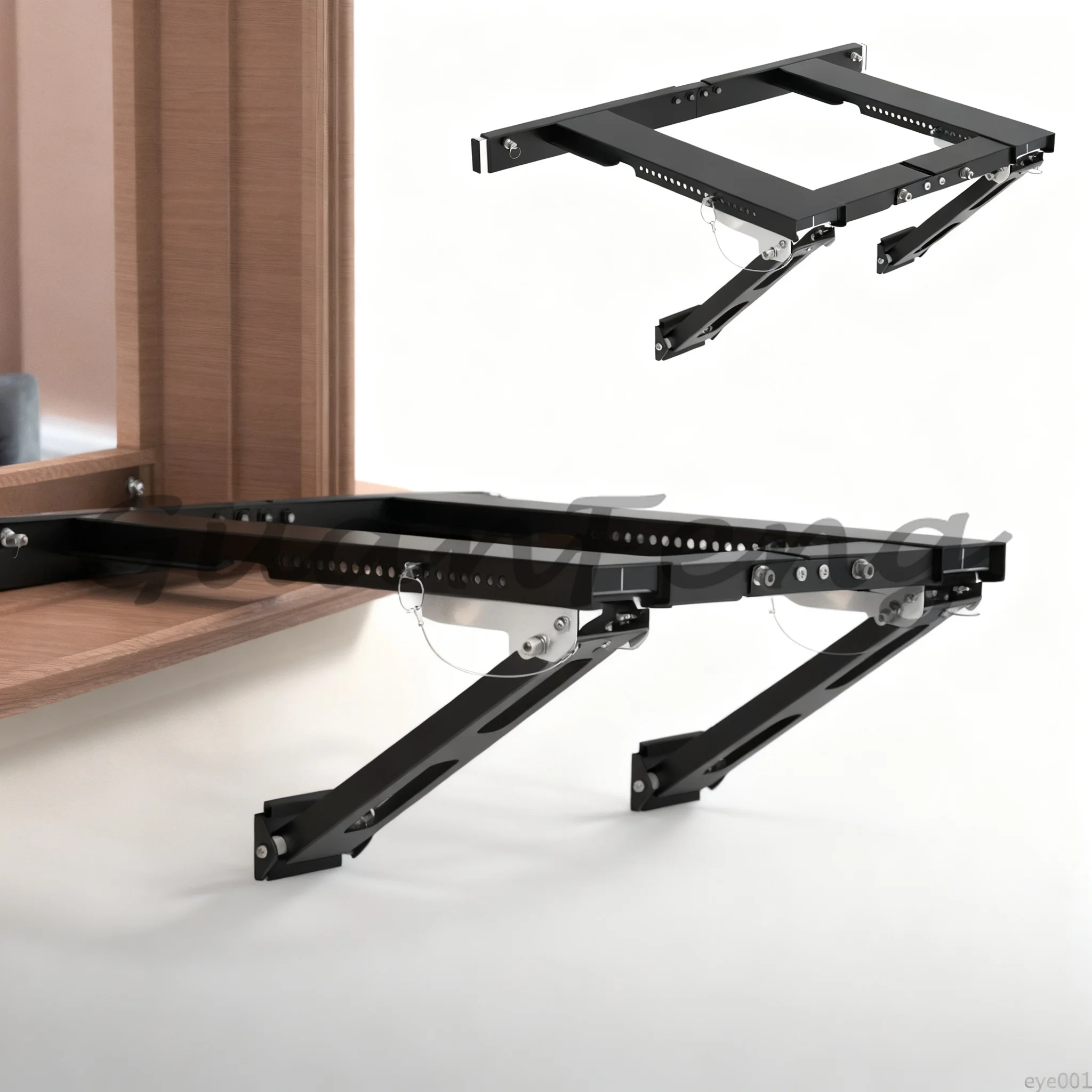 Adjustable Window AC Support Bracket, No Drill Mount, 3-Minute Quick Installation