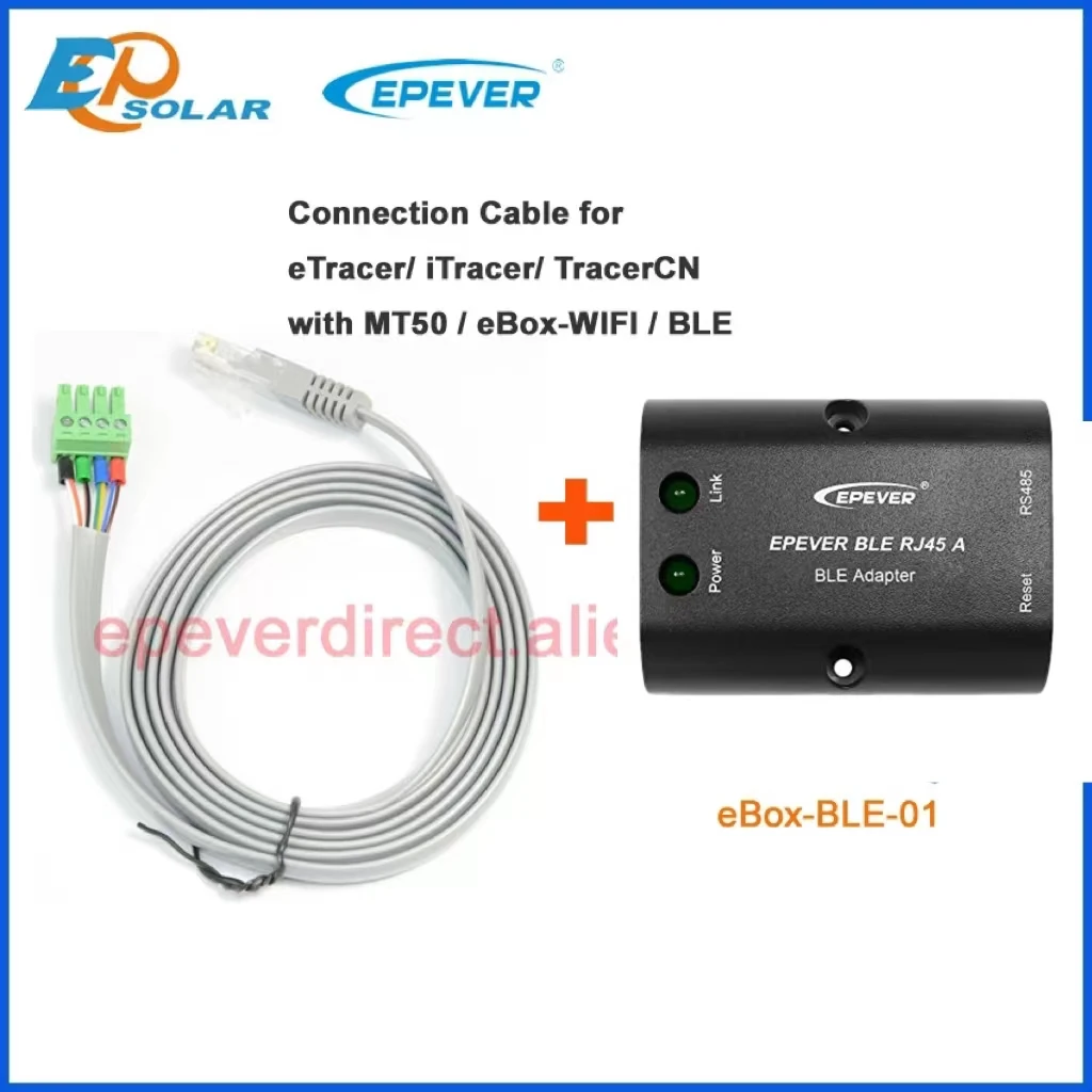 CC-RJ45-3.81-150U cable for connect MT50 BLE Wifi with EPEVER controller IT ET CN series