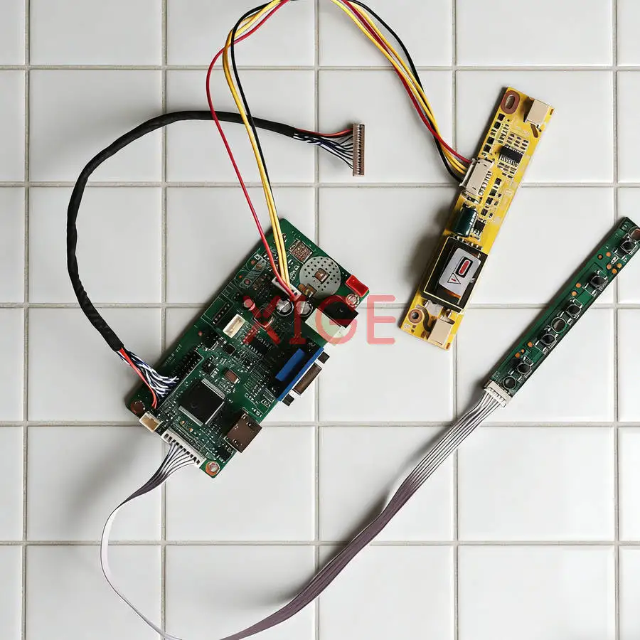 For LC150X08 LM150X06 LM150X08 LM150X07 LCD Screen Drive Controller Board DIY Kit 1024x768 1024*768 VGA+HDMI 2-CCFL 20 Pins LVDS