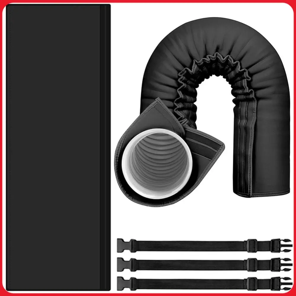 

Hose Protector with 3 Elastic Band AC Hose Insulation Sleeve AC Hose Cover Wrap for 5/5.9 Inch Diameter Exhaust Hose