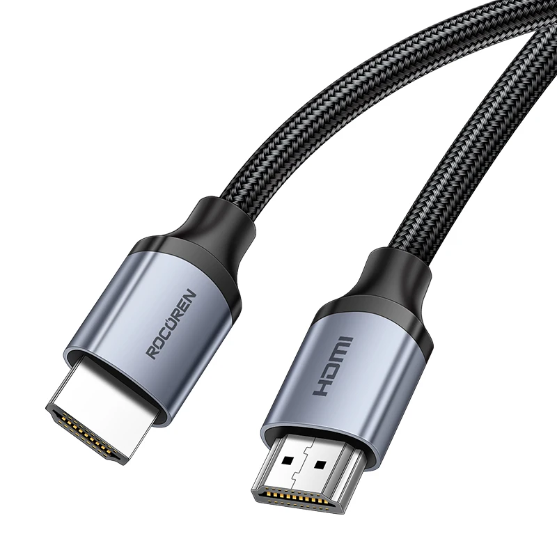 Rocoren 4K HDMI-Kabel, Stecker auf Stecker, HDMI 2.0-Kabel, High-Speed, 4K@60HZ, 2K@144HZ, 18 Gbit/s, für PS5/PS4, Xbox, Fire TV, kompatibel mit PC