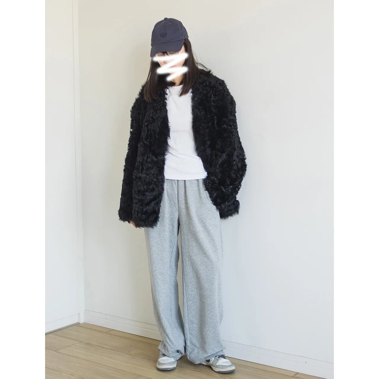 UMI MAO جديد الفراء معطف الفرو الحقيقي المرأة توكا الفراء الأسود المتكاملة المرأة الجولة الرقبة منتصف طول معطف فام