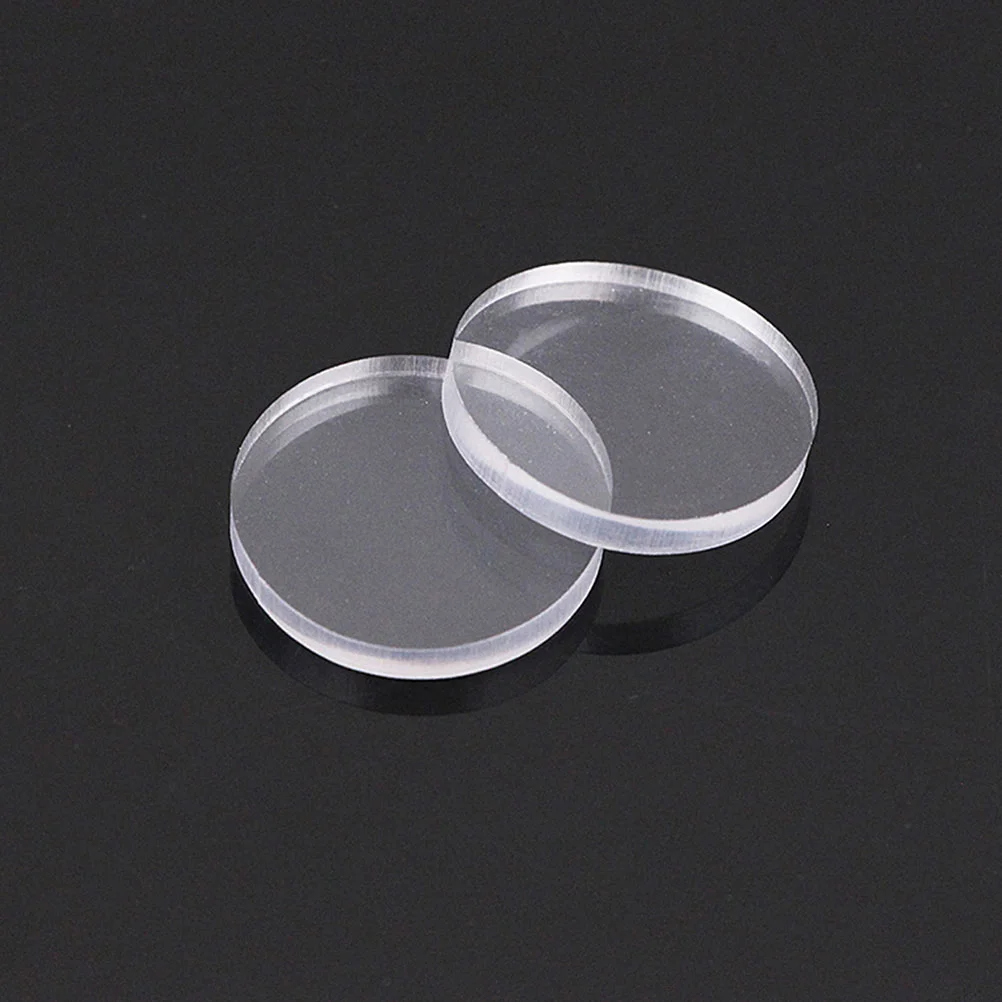 12 Pcs Furniture Tempered Glass Anti Slip Pads Damper Cabinet Rubber Bumpers Clear Spacer Pp Table Protector Plastic Desk