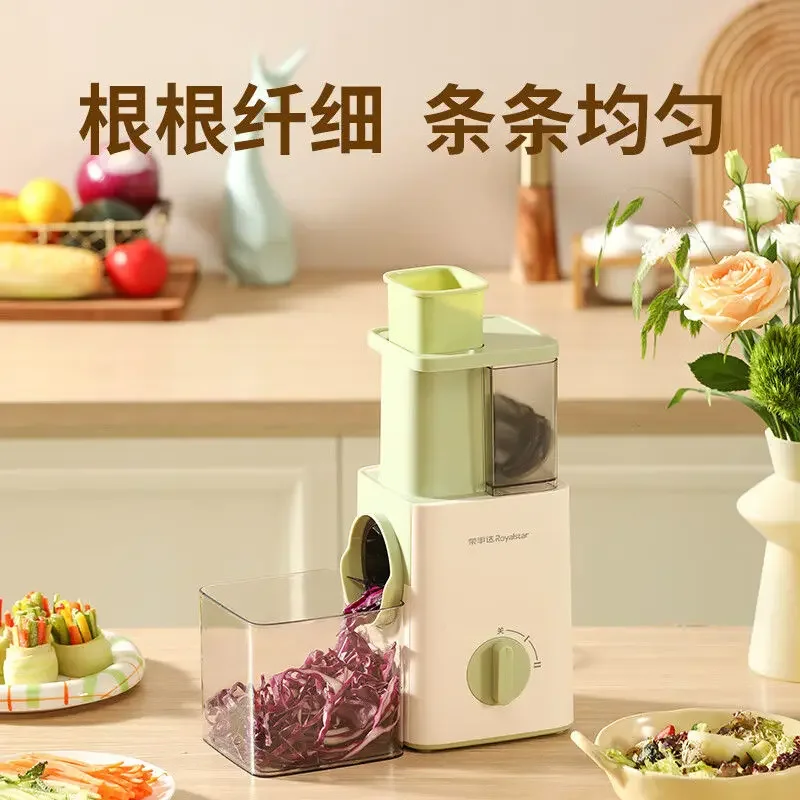 Kitchen vegetable cutter fully automatic multi-function electric potato shreds household small slicer