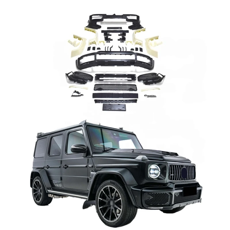 

Fits G-Class W463A G63 2019+, W464 Widestar B700 Wide Body Kit, Front Rear Bumper Auto Accessories