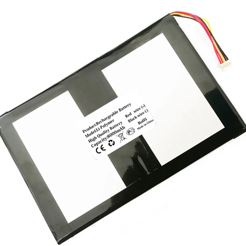 New 3.8V 8000mAh Teclast U3053147PV Tablet PC Battery 5 Wire Plug