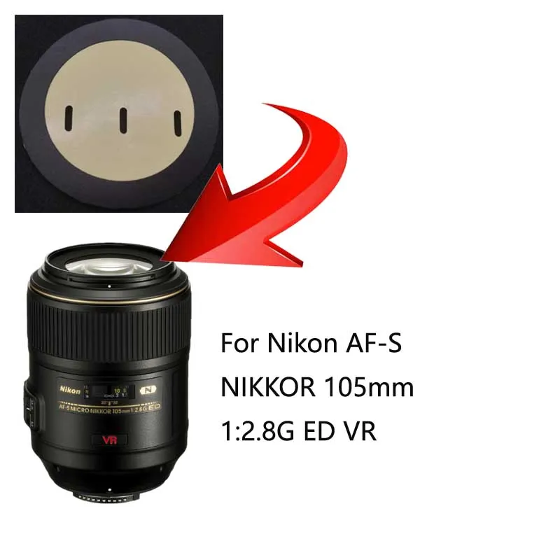 1PCS New For Nikon AF-S NIKKOR 105mm 1:2.8G ED VR 50mm 1:1.4G 50mm 1:1.8G LOGO Label Stickers,Digital camera Lens Label Stickers