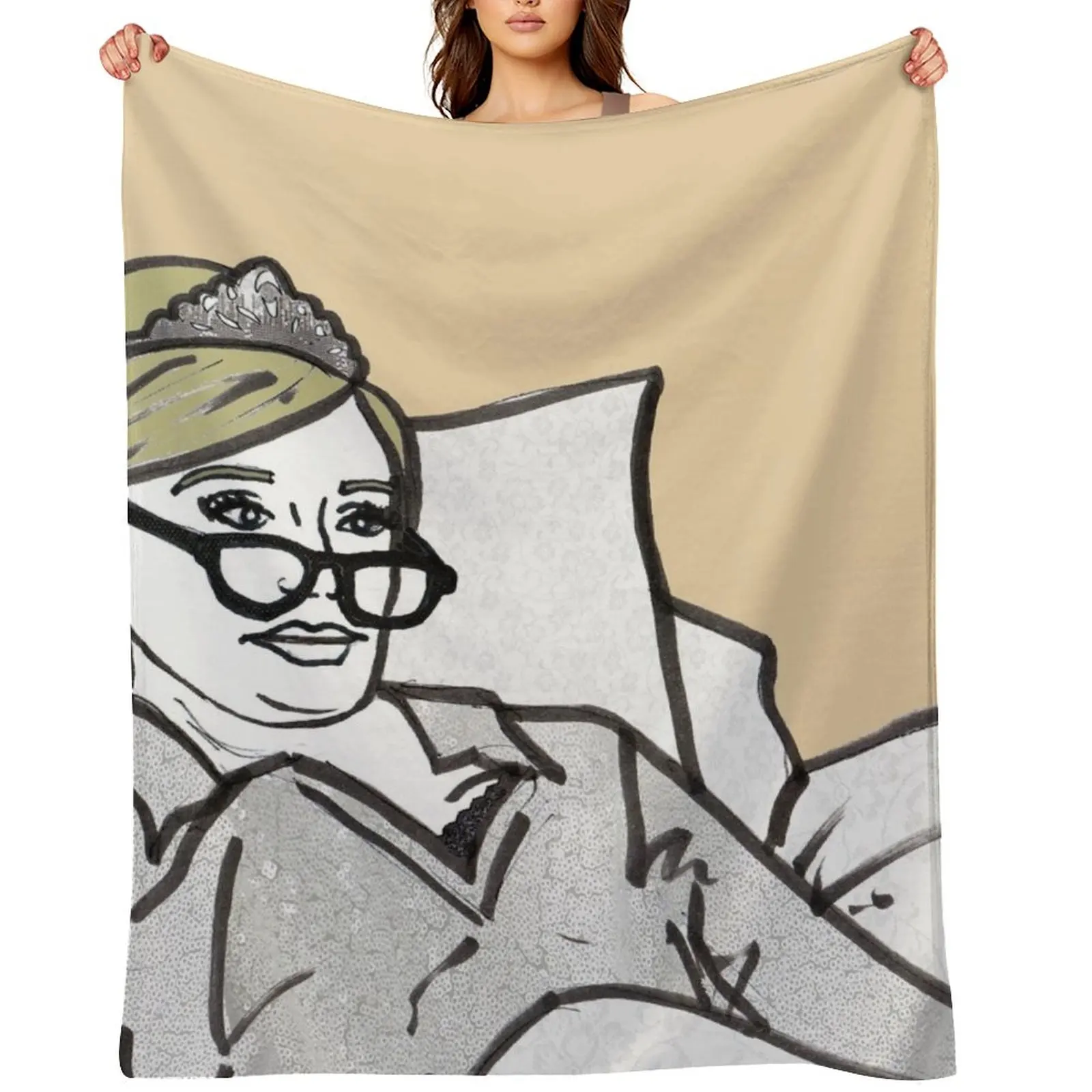 Lady Morgan Throw Blanket For Decorative Sofa christmas gifts sofa bed Blankets