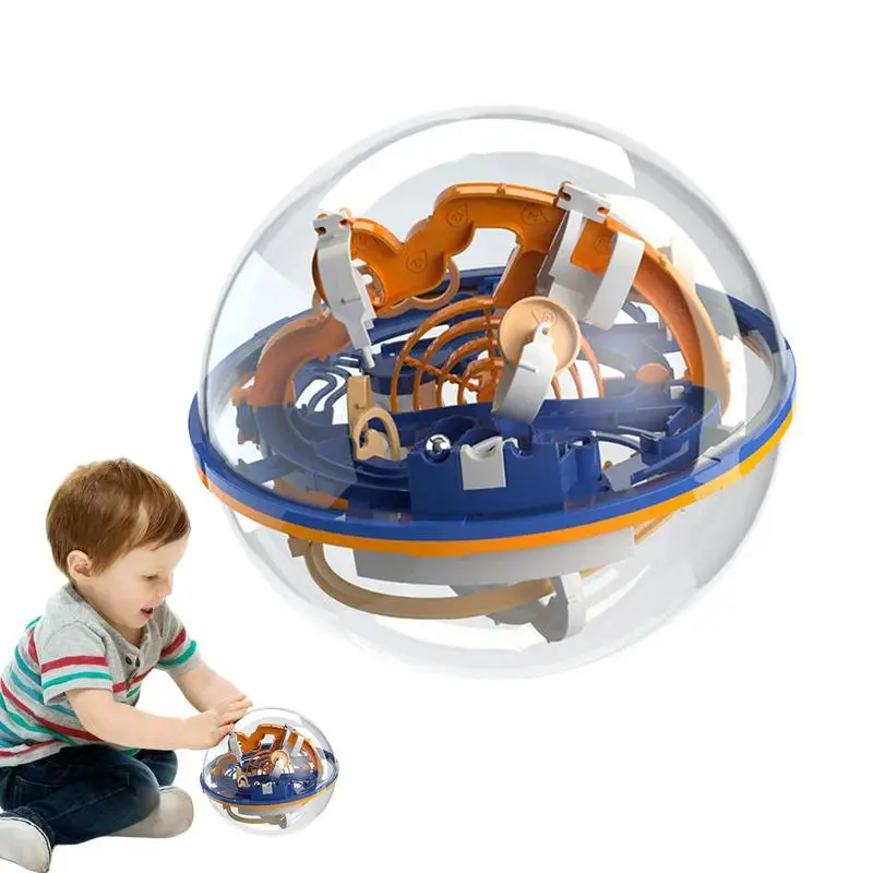 

Maze Game Labyrinth Game Educational Sphere Toys 3D Maze Sphere Game Kids Education Toys Magical Brain Teasers Boy Girl Gifts